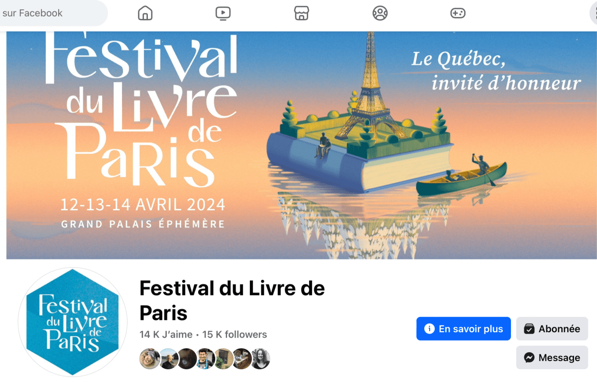 Facebook Festival du Livre de Paris